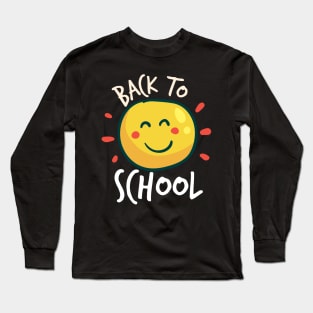 Back To School Design Long Sleeve T-Shirt